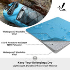STOVER 5/10/25/30/40/55L Waterproof Dry Bag- Roll-Top Backpack w/Phone Case- - Image 2