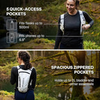 EVERFUN Hydration Backpack Running Vest Small Hiking Water Backpack - Image 5