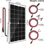 SOLPERK 15W Solar Battery Charger 12V Waterproof Solar Panel Charger + Upgrade - Image 6