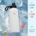 Sports Water Bottle 40oz, Insulated Water Bottle - Image 4