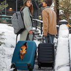 ANNA QUEEN 3D Cat Face Luggage Cover, Cute Peek Cat Suitcase Protector - Image 7