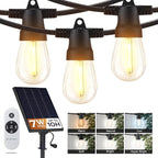 Brightech 104 FT Ambience Pro Solar Powered Outdoor LED String Lights by Brightech