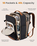 LOVEVOOK 40L Large Travel Backpack - Image 3