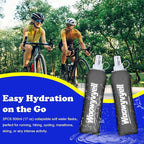 Running Vest Soft Flask, Collapsible Water Bottles - Image 2
