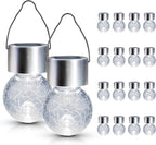 GIGALUMI Solar Lights Outdoor Waterproof, 16 Pack Solar Hanging Lights Garden - Image 7