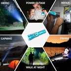 Flashlights High Lumens Rechargeable, 000LM LED Super Bright Flash Light - Image 8