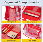 Vorspack Clear Backpack Heavy Duty PVC Transparent Backpack - Image 5