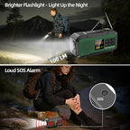 Emergency Radio Waterproof Bluetooth Speaker, Portable Digital AM FM Radio - Image 7