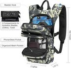 NOOLA Hydration Backpack with 3L TPU Water Bladder, Tactical Molle Water - Image 5