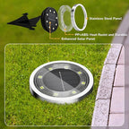 INCX Solar Ground Lights, 16 Pack Solar Lights Outdoor Waterproof, Solar Garden - Image 8