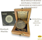 Brass Compass Gift to My Son Never Forget I Love You, Sentimental Keepsake from - Image 9