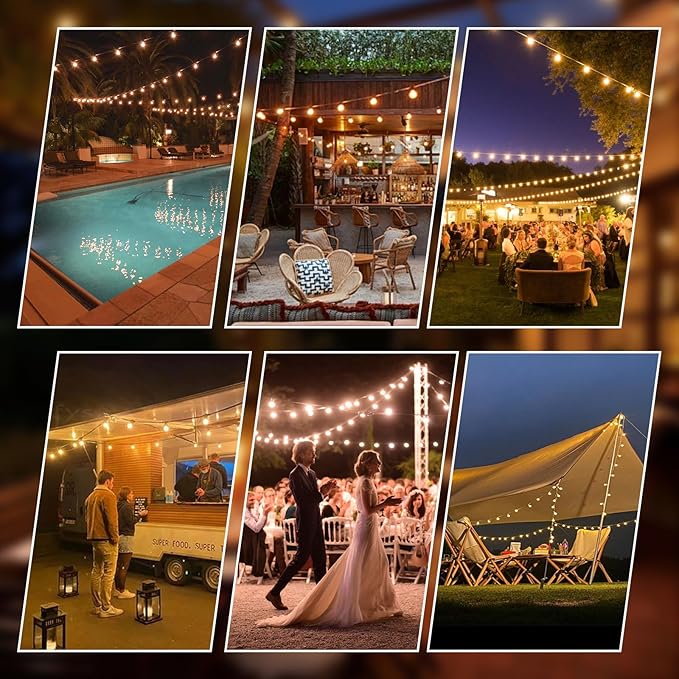 String Lights, 100FT Patio Lights - Image 7