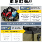 Heavy Duty 3-Section Trunk Organizer – Extra Large Collapsible & Foldable Cargo - Image 9