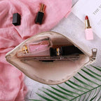 Travel Bag Adventure Awaits Makeup Case Cosmetic Bag Nature Linen World Map - Image 6