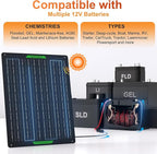 SUNER POWER Waterproof 50W 12V Solar Battery Charger & Maintainer PRO, Built-in - Image 6