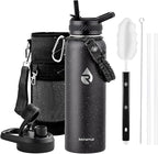 RAYMYLO Insulated Water Bottle 40 oz, Triple Wall Vacuum Stainless Steel by RAYMYLO