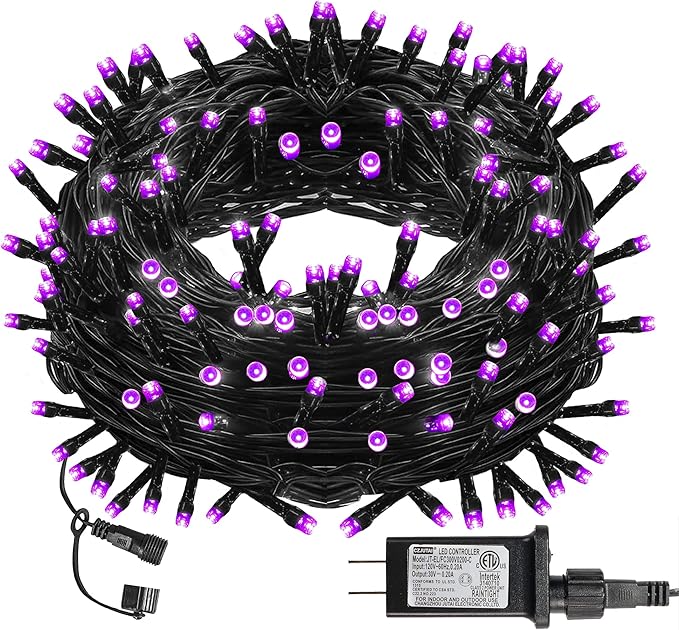 DAZZLE BRIGHT Halloween 300 LED String Lights, 100FT Connectable String Lights by DazzleBright