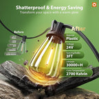 addlon 102FT Solar String Lights Outdoor Waterproof - Image 5