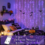 JMEXSUSS 300LED Purple Christmas Lights - Image 5