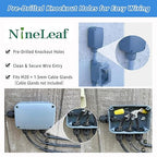 4PK Electrical Junction Box, Nineleaf IP66 Weatherproof Junction Box, 4.9"x - Image 2