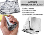 ASA TECHMED Emergency Mylar Thermal Blankets Bulk, Space Blanket Survival kit - Image 3