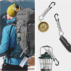 EOTW Paracord Keychain for Men Women Paracord Carabiner Backpack Keychain - Image 2
