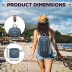ZOMAKE Ultra Lightweight Packable Backpack 10L, Small Foldable Backpacks Hiking - Image 2