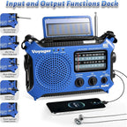 Kaito KA500BU 5-Way Powered Emergency AM/FM/SW Weather Alert Radio - Image 2