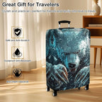 Luggage Cover Protector for 26-28 Inch Suitcases, TSA Approved Elastic Travel - Image 7