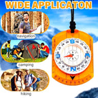 50 Pack Orienteering Compass Bulk Advanced Baseplate Compass Hiking Survival - Image 6