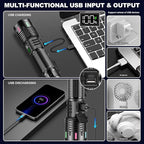Esgreen Rechargeable Flashlights High Lumens 100000 Single 2 Modes, Super - Image 6