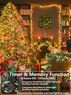 Upgraded Super Long 264FT 800 LED Christmas String Lights Outdoor & Indoor - Image 3