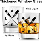 Nogrit Lake House Decor Whiskey Glasses 10 Oz, Beach Wine Old Fashioned Rocks - Image 5