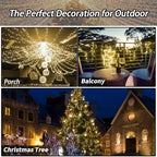 Selarlyt 2 Pack Solar Christmas Lights Outdoor, 72FT 200 LED Solar String Lights - Image 5