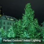 suddus Green Christmas Lights, 33ft 100 LED String Lights - Image 6