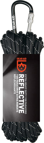 GEAR AID 1100 Paracord and Carabiner, 5.5 mm Heavy-Duty Cord by GEARAID