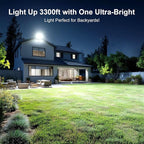 100W LED Flood Light Outdoor, 14000LM Arena Lights 6500K Daylight White Stadium - Image 2