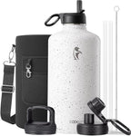 Coolflask 128 oz Gallon Water Bottle Insulated by Coolflask
