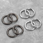 Gkeygo Key Ring Clip, 1 Inch Keychain Rings, 8 Pack Round Carabiner Clip - Image 6
