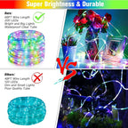 Nazuwke 66Ft LED Rope Lights Outdoor, 18 Colors Changing String Lights Plug in - Image 4