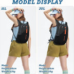 BECOJADDE 15L Small Hiking Backpack - Image 5