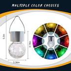 GIGALUMI Solar Lights Outdoor Waterproof, 16 Pack Solar Hanging Lights Garden - Image 6