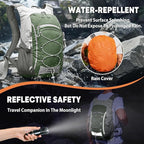 25L Hiking Backpack with Rain Cover Lightweight Hiking Daypack - Image 4