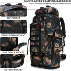 Hiking Backpack for Men 70L/100L Camping Backpack Military Rucksack Molle 3 - Image 3