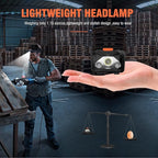 BORUIT LED Headlamp Red White Light Head Lamp AAA Battery Super Bright - Image 4