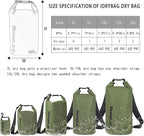 IDRYBAG Dry Bag for Kayaking Waterproof 2L/5L/10L/15L/20L, Small Dry Sack - Image 4