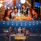 100FT LED Outdoor String Lights Patio Light - Image 2