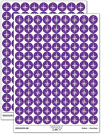 Compass Rose Nautical Star Navigation Map 200+ Round Stickers by Sniggle+Sloth