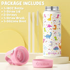 Fimibuke Kids Insulated Water Bottle, 18oz BPA FREE 18/8 Stainless Steel Kids - Image 6