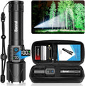 Banral Rechargeable Tactical Flashlights 2000 High Lumens - 5000mAh Super by Banral